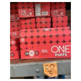 CO 2 - Box of 10 Bags ONE Puffs Spicy Nacho Flavored Protein Snack