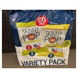 FL 5 - SkinnyPop Popcorn Variety Pack - 20 Bags, Original and White Cheddar