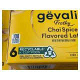 UT 2 - Collection of Gevalia Frothy Chai Spice Flavored Latte K-Cup Pods