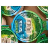 ME 3 - Box of 160 Hidden Valley Ranch Dipping Sauce Cups - 12.5 lbs