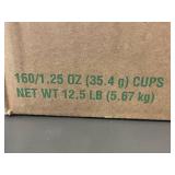 ME 3 - Box of 160 Hidden Valley Ranch Dipping Sauce Cups - 12.5 lbs