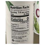 HI 2 - Set of 3 Wegmans Organic Olive Oil Cooking Spray - 5oz Each