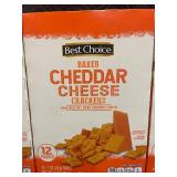 AS 3 - Set of 3 Best Choice Baked Cheddar Cheese Crackers Boxes