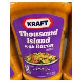 AK 2 - Set of 3 Kraft Thousand Island Dressing with Bacon - 16 oz Bottles