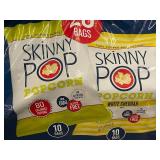 FL 5 - SkinnyPop Popcorn Variety Pack - 20 Bags, Original and White Cheddar