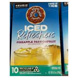 CT 5 - 3 Pack of Donut Shop Iced Refreshers Pineapple Passionfruit Keurig K-Cup Pods