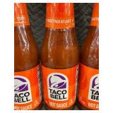 FL 5 - Set of 6 Taco Bell Hot Sauce Bottles