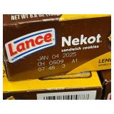 5 Boxes of Lance Nekot Sandwich Cookies Lemon CrÃ¨me Flavor