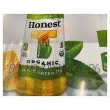 12-Pack Honest Organic Honey Green Tea Bottles