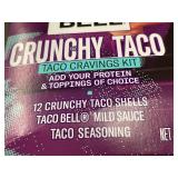 Set of 4 Taco Bell Crunchy Taco Cravings Kits