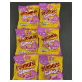 6 Packs of Starburst Gummies All Pink Gummy Candy