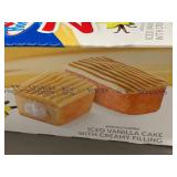 Hostess Iced Vanilla Zingers Snack Cakes - 2 boxes of 6 Count each