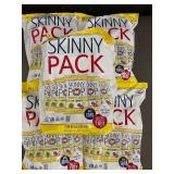 Pack of 5 SkinnyPop Popcorn Bags - Each with 10 bags White Cheddar Flavor