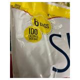 Pack of 5 SkinnyPop Popcorn Bags - Each with 10 bags White Cheddar Flavor