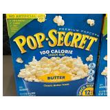 Pop Secret Butter Flavor Popcorn, Snack Size, 24 Bags