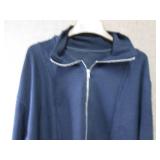 2 each Ladies 2XL Navy Half Zip Jac...