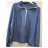 2 each Ladies 2XL Navy Half Zip Jac...