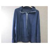 2 each Ladies 2XL Navy Half Zip Jac...