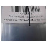 4- 40 ct Card Protectors...