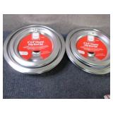 2- 6&8 inch Chrome Drip Bowl Sets...