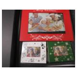 3- 3pc Christmas Frame Sets...