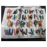 3 pks Animal Alphabet Graphics...