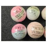 8- 4.9/4 oz Assorted Bath Bombs...