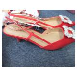6 pr A New Day Red Dress Heels Size...