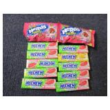 10- 1.76 oz HiChew, 2 Nerds...