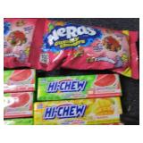 10- 1.76 oz HiChew, 2 Nerds...