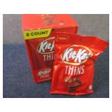8- 3.1 oz KitKat Thins...