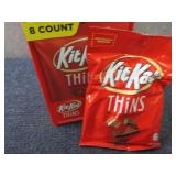 8- 3.1 oz KitKat Thins...
