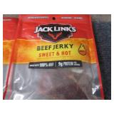 4- 3.25 oz Jack Links Sweet & Hot B...