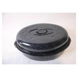 Enamel Covered Roaster with Lid - USA Made