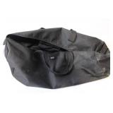 ZACK Black Duffel Bag with Shoulder Strap