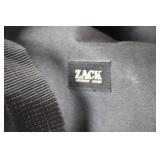 ZACK Black Duffel Bag with Shoulder Strap
