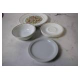 Set of Vintage Floral Porcelain Dinnerware