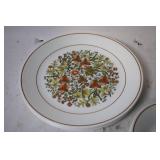 Set of Vintage Floral Porcelain Dinnerware