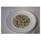 Set of Vintage Floral Porcelain Dinnerware