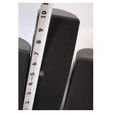 Set of 5 Yamaha Black Surround Sound Speakers