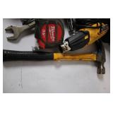 Comprehensive Tool Set with Bag Including Wrenches, Tape Measures, and More