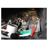 Comprehensive Tool Set with Bag Including Wrenches, Tape Measures, and More