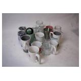 Assorted Set of 15 Mugs and Glasses