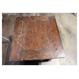 Wooden Side Table with Shelf