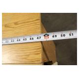 Wooden Drop-Leaf Dining Table with Natural Finish