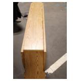 Wooden Drop-Leaf Dining Table with Natural Finish