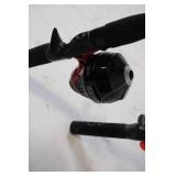 Set of 2 Zebco Duck Commander Spincast Fishing Rod and Reel Combos