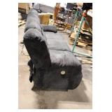 Used Gray Reclining Sofa with Built-In USB Ports