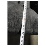 Used Gray Reclining Sofa with Built-In USB Ports