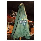 Summit Brewing Co. Outdoor Patio Umbrella with Granite Base